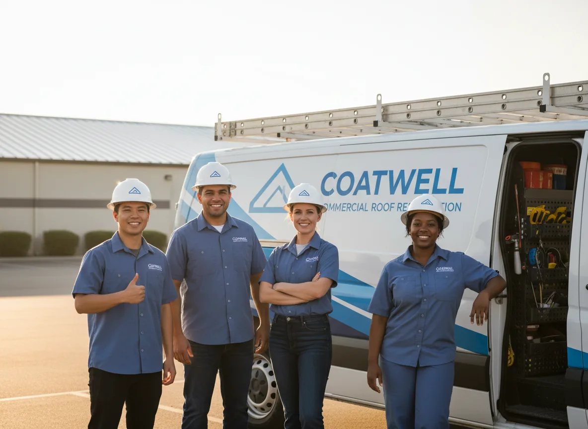 Commercial roof coating company in Columbus, MI